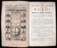 The New World of Words: or, Universal English Dictionary