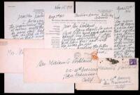 Three autograph letters signed to Miriam Koshland