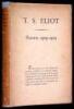 Poems 1909-1925