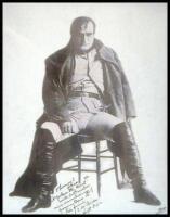 Photograph of actor Thomas E. Shea as Napoleon, inscribed and signed