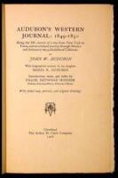 Audubon's Western Journal: 1849-1850. Being the MS. record of a trip from New York to Texas, and an overland journey through Mexico and Arizona to the gold-fields of California