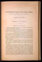 Supreme Court of the United State No. 231. Robert H. Pearson, Appellant, vs. Charles P. Duane. Appeal from the Circuit Court of the United States for the Northern District of California