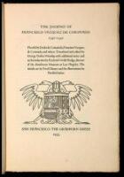 The Journey of Francisco Vazquez de Coronado, 1540-1542. As told by Pedro de Castenada, Francisco Vazaquez de Coronado, and others