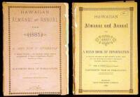 Hawaiian Almanac and Annual for 1885 [and] 1887. A Hand Book of Information on Matters Relating to the Hawaiian Islands, Original and Selected, of Value to Merchants, Planters, Tourists and Others