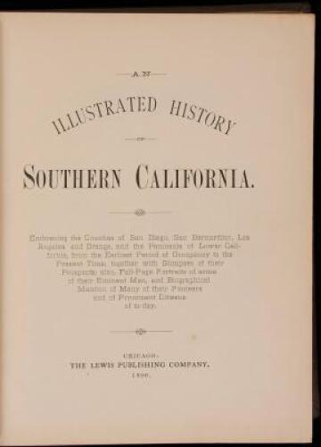 An Illustrated History of Southern California