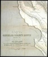 Sketch of General Riley's Route through the Mining Districts July and Aug. 1849