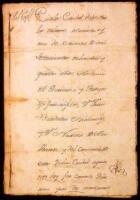 Original Spanish document, signed