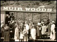 Original panoramic photograph of the Muir Woods and Mt. Tamalpais passenger train