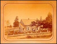 Albumen photograph of St. Davids Church in Radnor, Delaware County, Pennsylvania