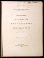 Proof-Sheets of a Bibliography of the Language of the North American Indians