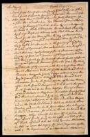 Legal document signed by one of the signers of the Declaration of Independence