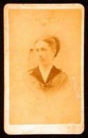 Carte-de-visite photograph portrait of Phoebe Apperson Hearst & Autograph Letter Signed from R.W. Apperson