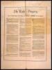 Autograph annotated printer's proof editorial signed, addressed to Joseph Willicombe