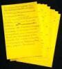 Autograph draft manuscript
