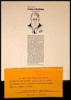 Autograph note
