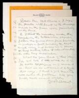 Correspondence with W.A. McClure concerning Wyntoon