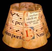 Vellum lampshade