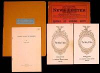 Lot of four items relating to George Hearst, father of William Randolph Hearst