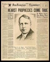 "Hearst Prophecies Come True" card