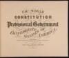 Fac-Simile of the Constitution for the Provisional Government of the Confederate States of America