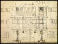 Two blue-line prints from "The Pinnacles"