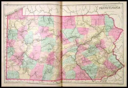 Combination Atlas Map of Montgomery County, Pennsylvania