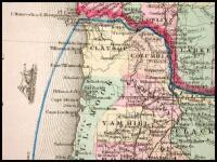 Colton's Map of the Oregon and Washington Territory, Issued by the Oregon Railway and Navigation Co.