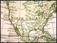 Set of four hemisphere maps of the world