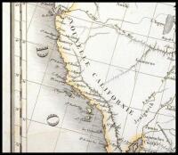 Carte des &Eacute;tats Unis de l'Am&eacute;rique Septentrionale comprenant aussi les territoires &agrave; l'ouest du Mississippi jusqu'au Grand Oc&eacute;an...