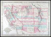 Johnson's California, with Territories of Utah, Nevada, Colorado, New Mexico, and Arizona