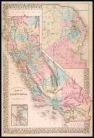 County Map of the State of California