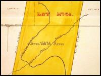 Plat of the Placer Claim of John A. Rich and John H. Rogers, Pikes Peak Mining District, Deer Lodge County, Montana Territory