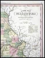 A New Map of Missouri with its Roads and Distances