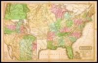 Geographical & Statistical Map of United States