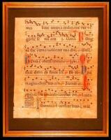 Antiphonal leaf on vellum