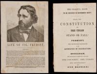 Two Pamphlets from the 1856 Presidential Election