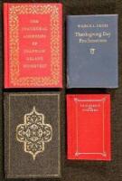 Lot of four miniature books on Americana