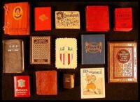 Lot of 12 miniature books, plus one small book