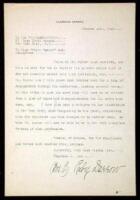 Typed Letter Signed, from Ruby Darrow to Miss "Peggy Tucker" and Managment at Il-Nuovo-Mondo