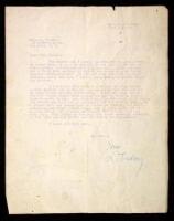Typed Letter Signed by Trotsky, to Marguerite Tucker