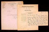 Letters from three labor leaders to Marguerite Tucker
