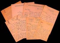 Archive of ten letters from Elmer Rice to Marguerite Tucker