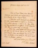 Autograph Letter signed “John Adams” as U.S. Minister to Great Britain