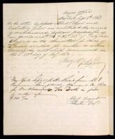 Manuscript Document concerning the murder of Col. H.T. O&rsquo;Brien of the 11th Regiment of New York Volunteers by Patrick Keegan and Patrick O&rsquo;Brien