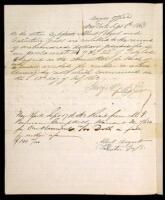 Manuscript Document concerning the murder of Col. H.T. O’Brien of the 11th Regiment of New York Volunteers by Patrick Keegan and Patrick O’Brien