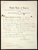 Partly-printed Document Signed &ldquo;N.P. Banks&rdquo; as Commander of the Department of the Gulf