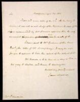 Autograph Letter signed "James Madison" as President