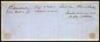 Partly-printed Document signed by Henry Malone