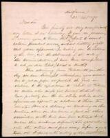 Autograph Letter signed by Welles, to U.S. Senator and future Vice President Henry Wilson
