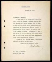 Typed Letter signed “Woodrow Wilson” as Governor of New Jersey